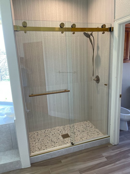 Real tiled shower remodeling project by Yovani's Repair LLC