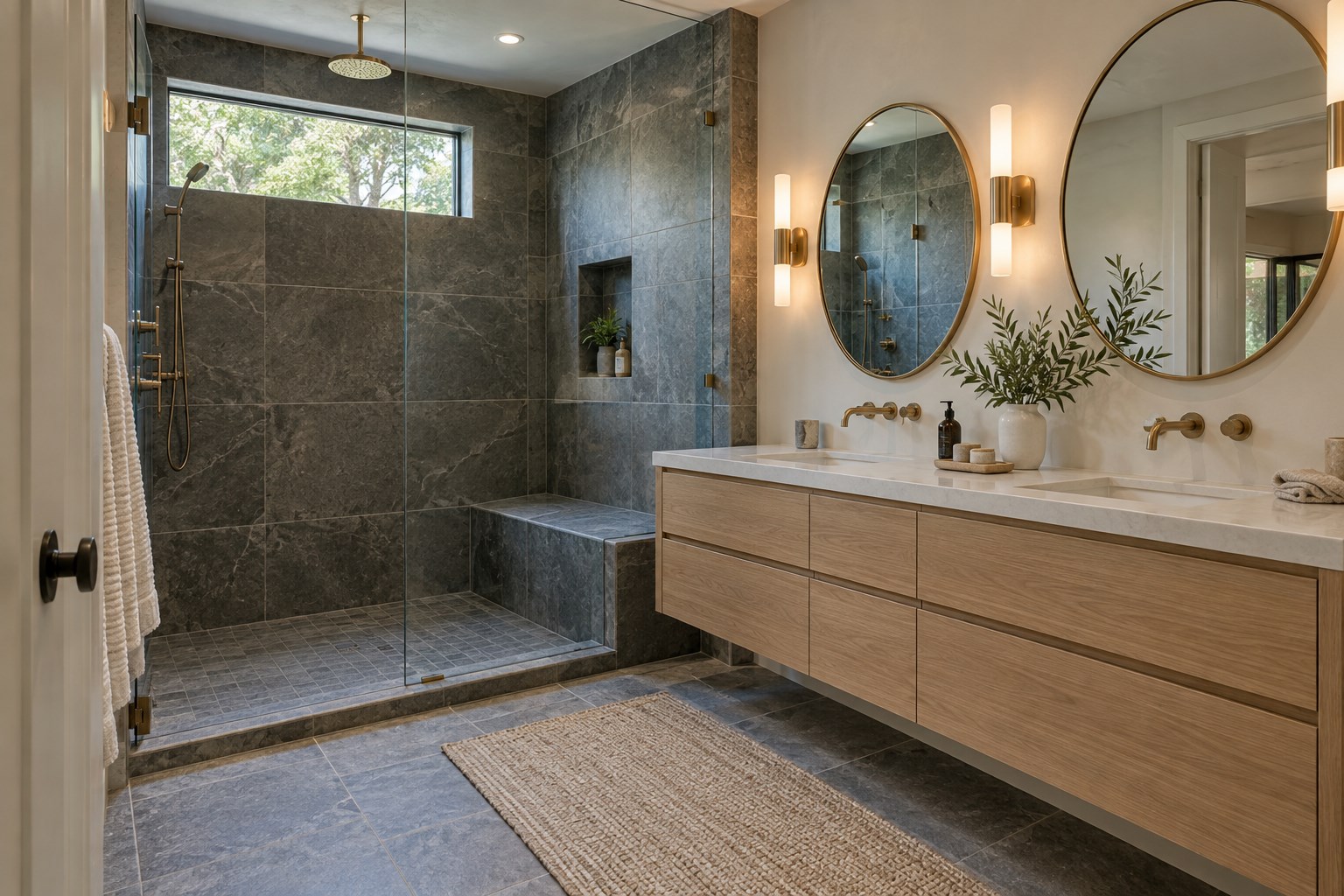 Bathroom remodeling example